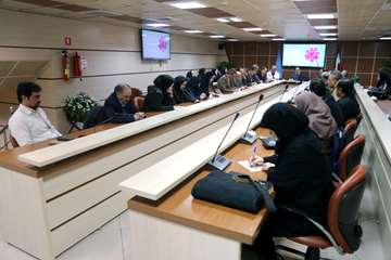 جلسه مدیران گروه های آموزشی در بیمارستان رفیده